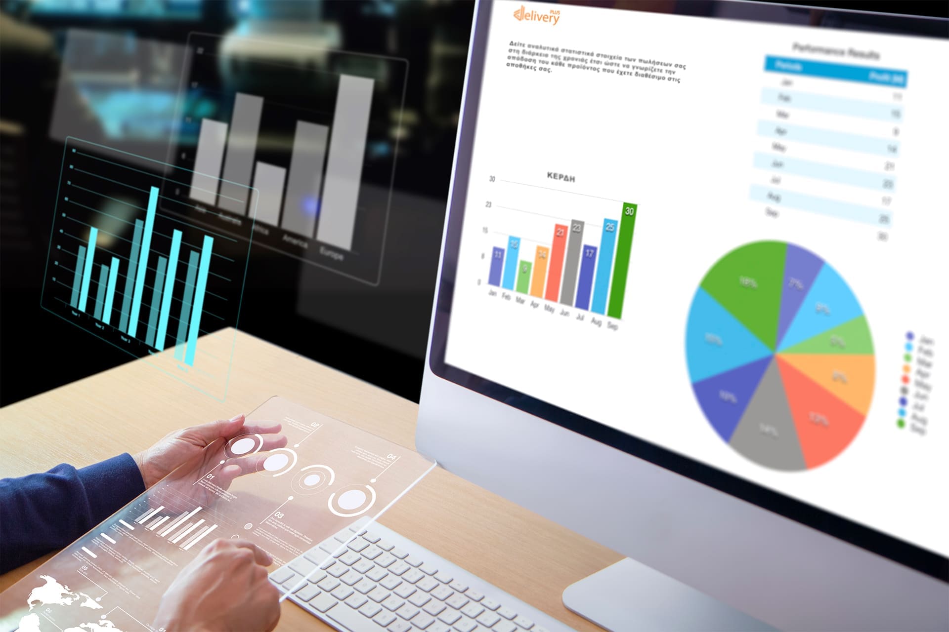 Delivery Slide background